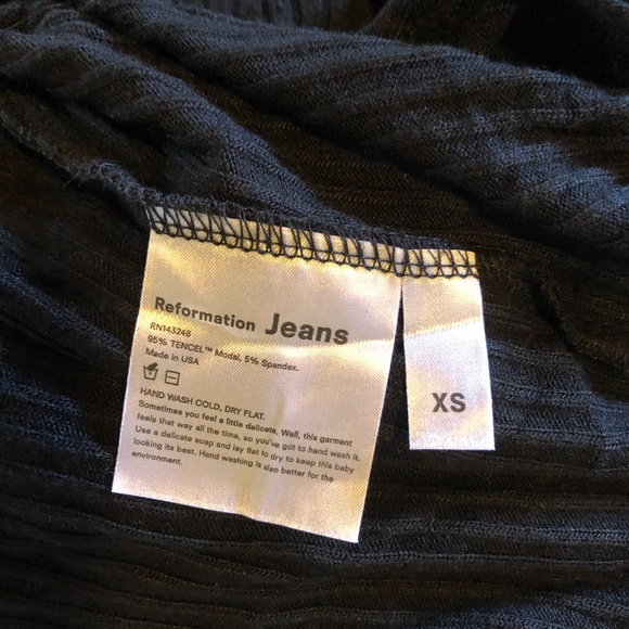 CLEARANCE Reformation ribbed wrap skirt  FINAL PRICE NO OFFER CONSIDERED - Picture 5 of 7